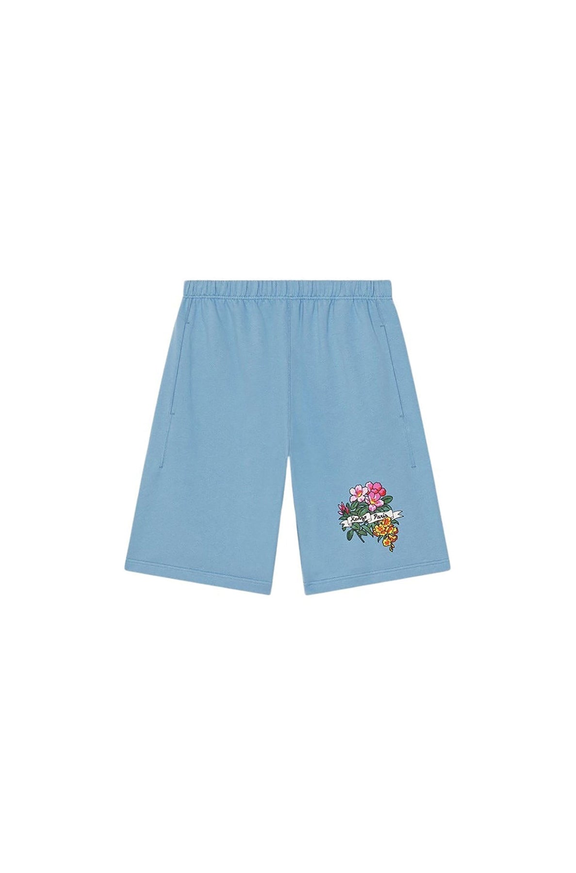 Short classique à fleurs hawaïennes - Cyan