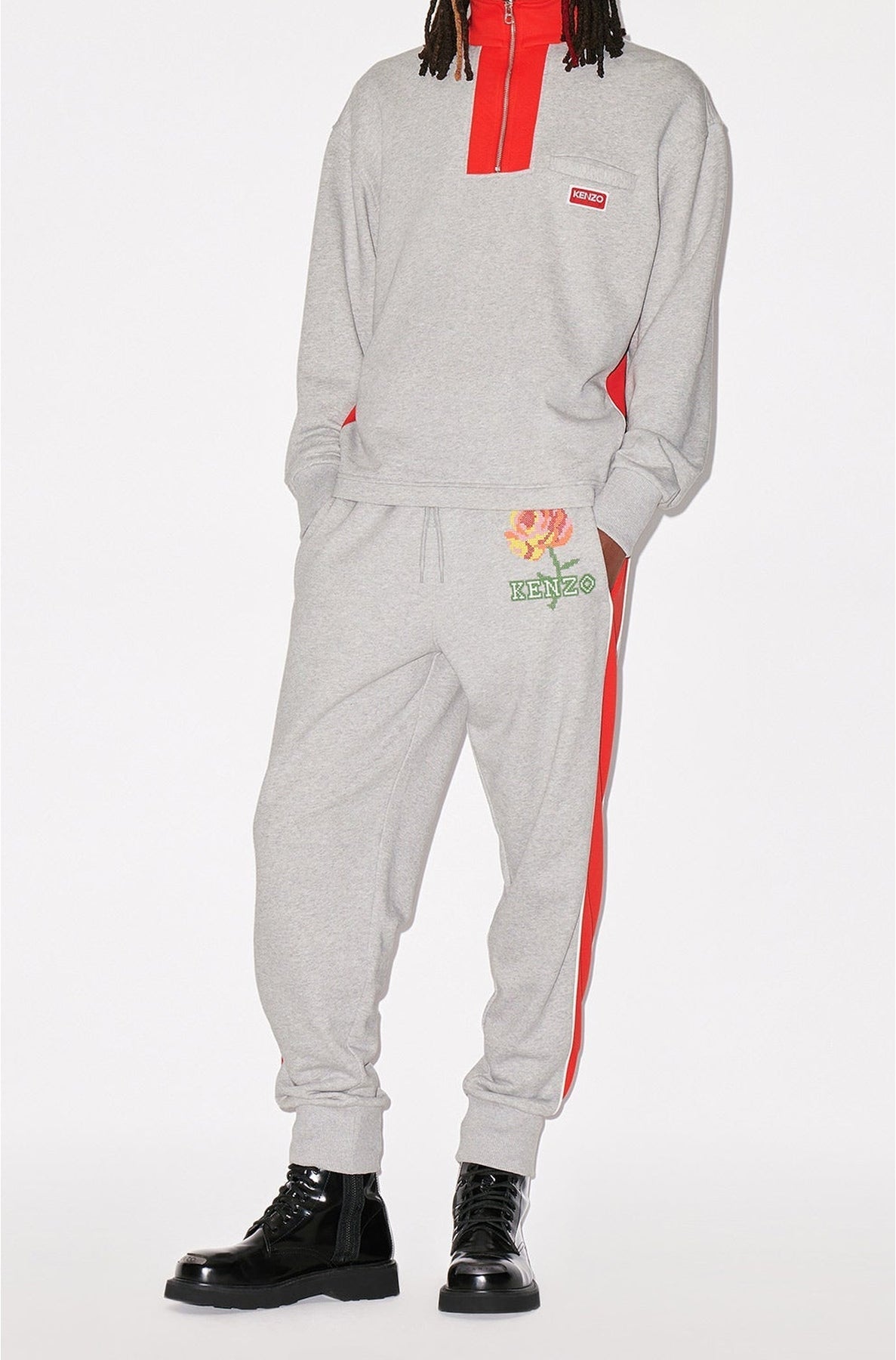 Pantalon de jogging Kenzo Rose - Pearl Grey