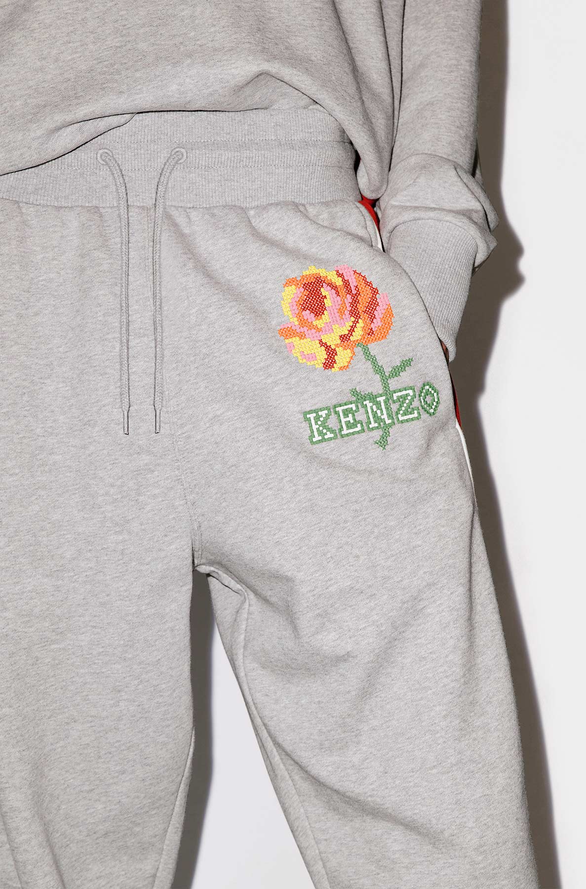 Pantalon de jogging Kenzo Rose - Pearl Grey