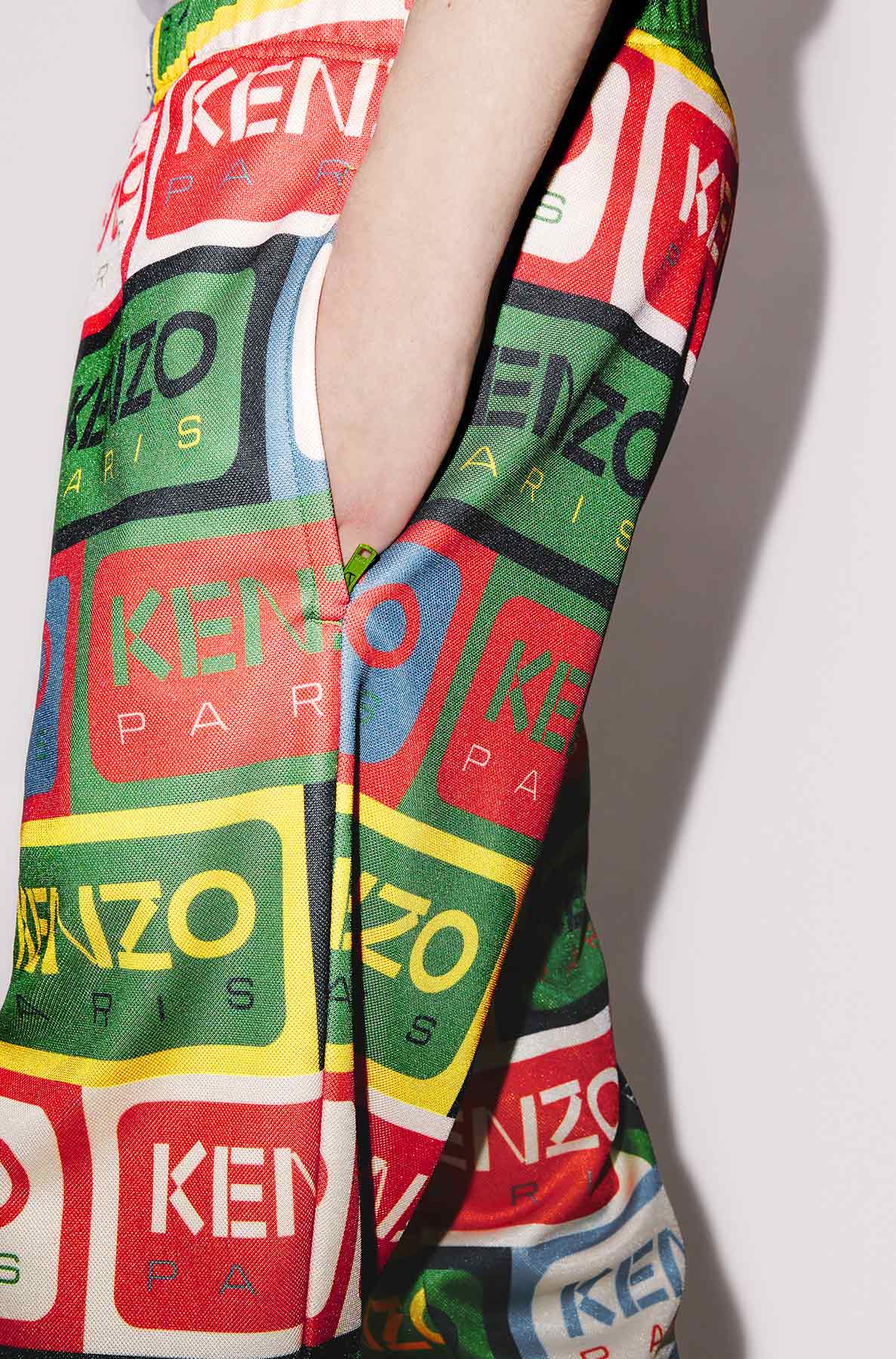 Pantalon de survêtement Kenzo Label - Multicolor