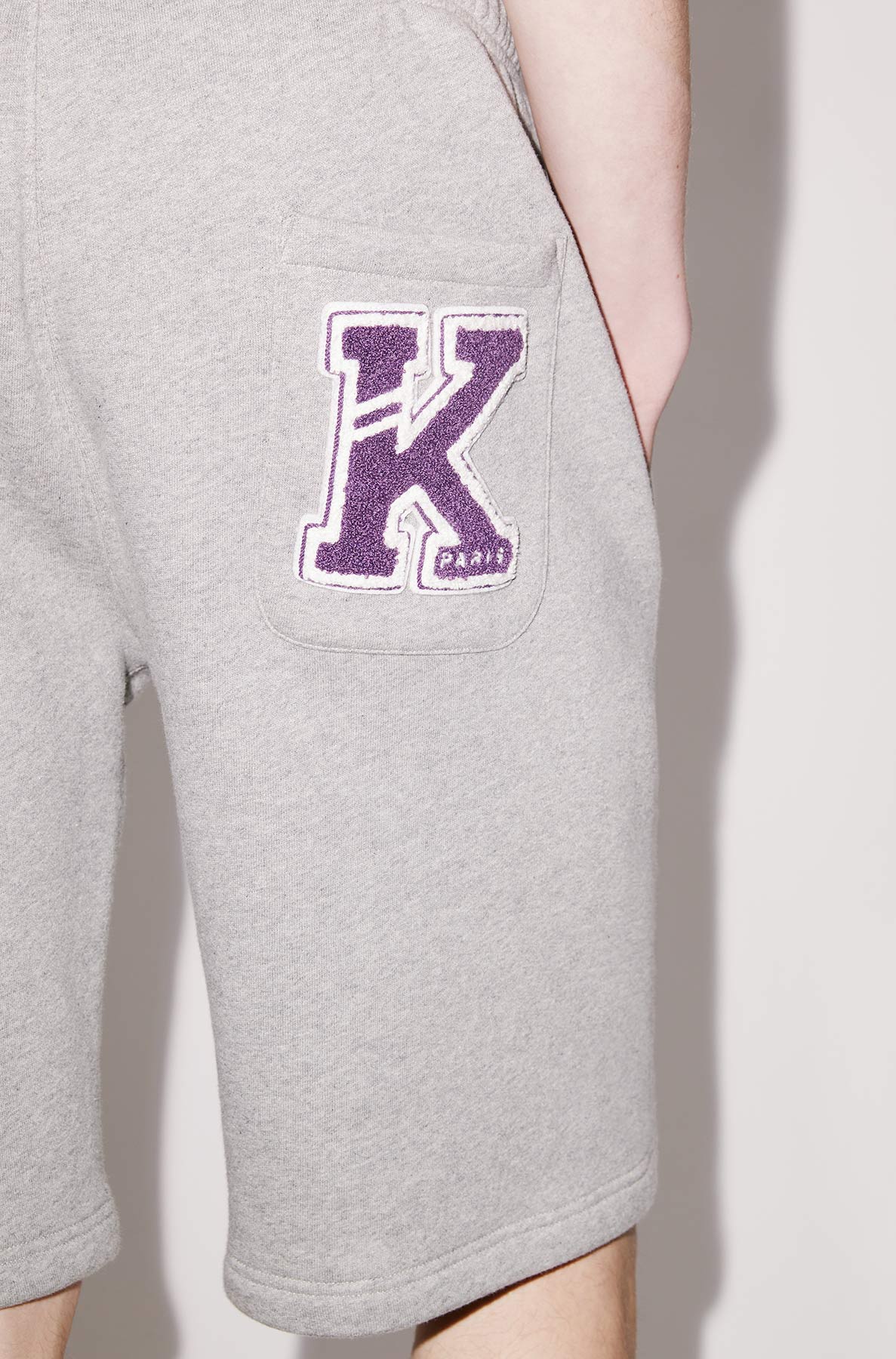 Short "Varsity" - Pearl Grey
