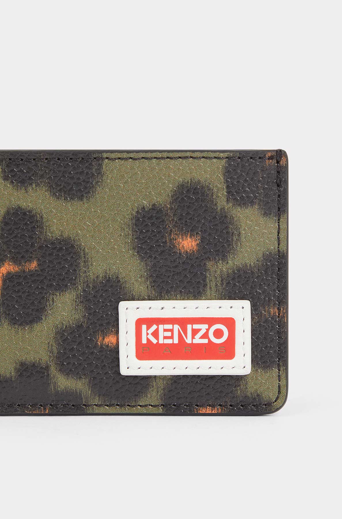 Porte-cartes Hana Leopard - Khaki