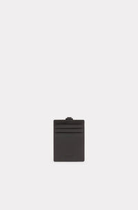 Porte-cartes Kenzo Paris avec tour de cou en cuir - Black