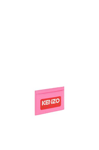 Porte-carte "Kenzo Paris" en cuir - Deep Fuschia