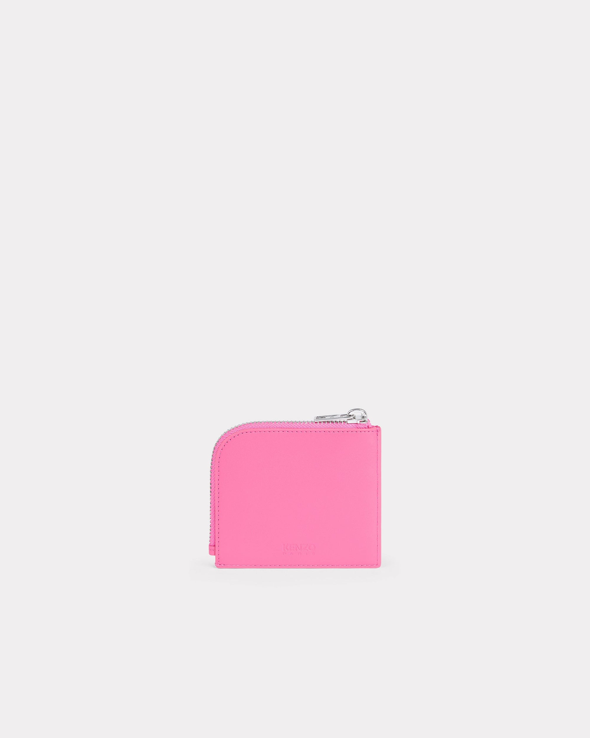 Portefeuille "Kenzo Paris" en cuir - Deep Fuschia