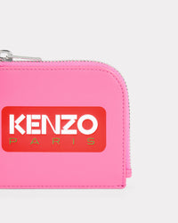 Portefeuille "Kenzo Paris" en cuir - Deep Fuschia