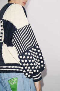 Sailor patchwork jumper - Midnight Blue