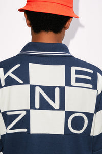 Striped polo shirt - Midnight Blue