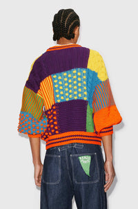 Patchwork cardigan - Multicolor