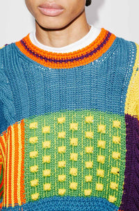 Patchwork cardigan - Multicolor