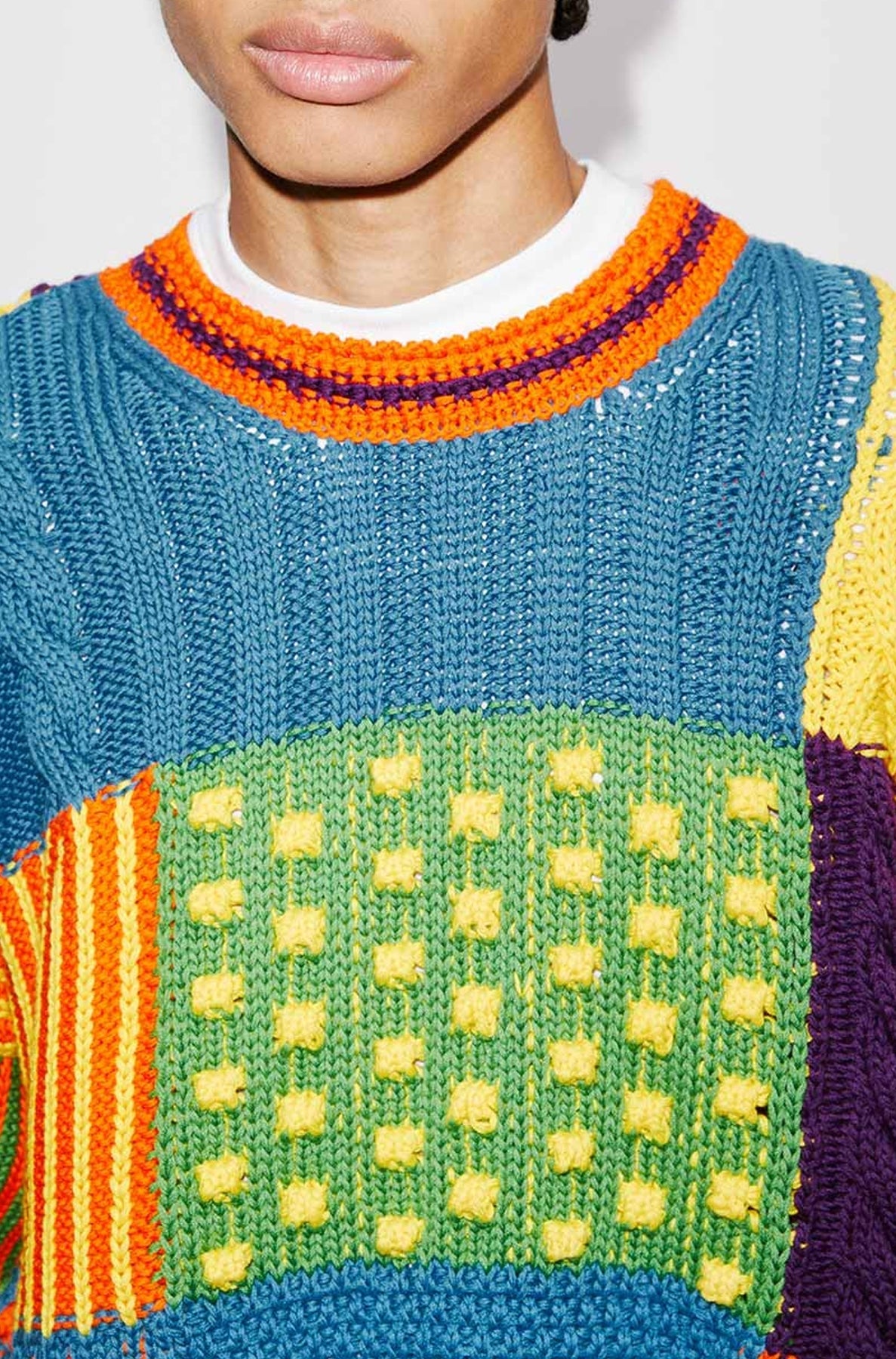 Patchwork cardigan - Multicolor