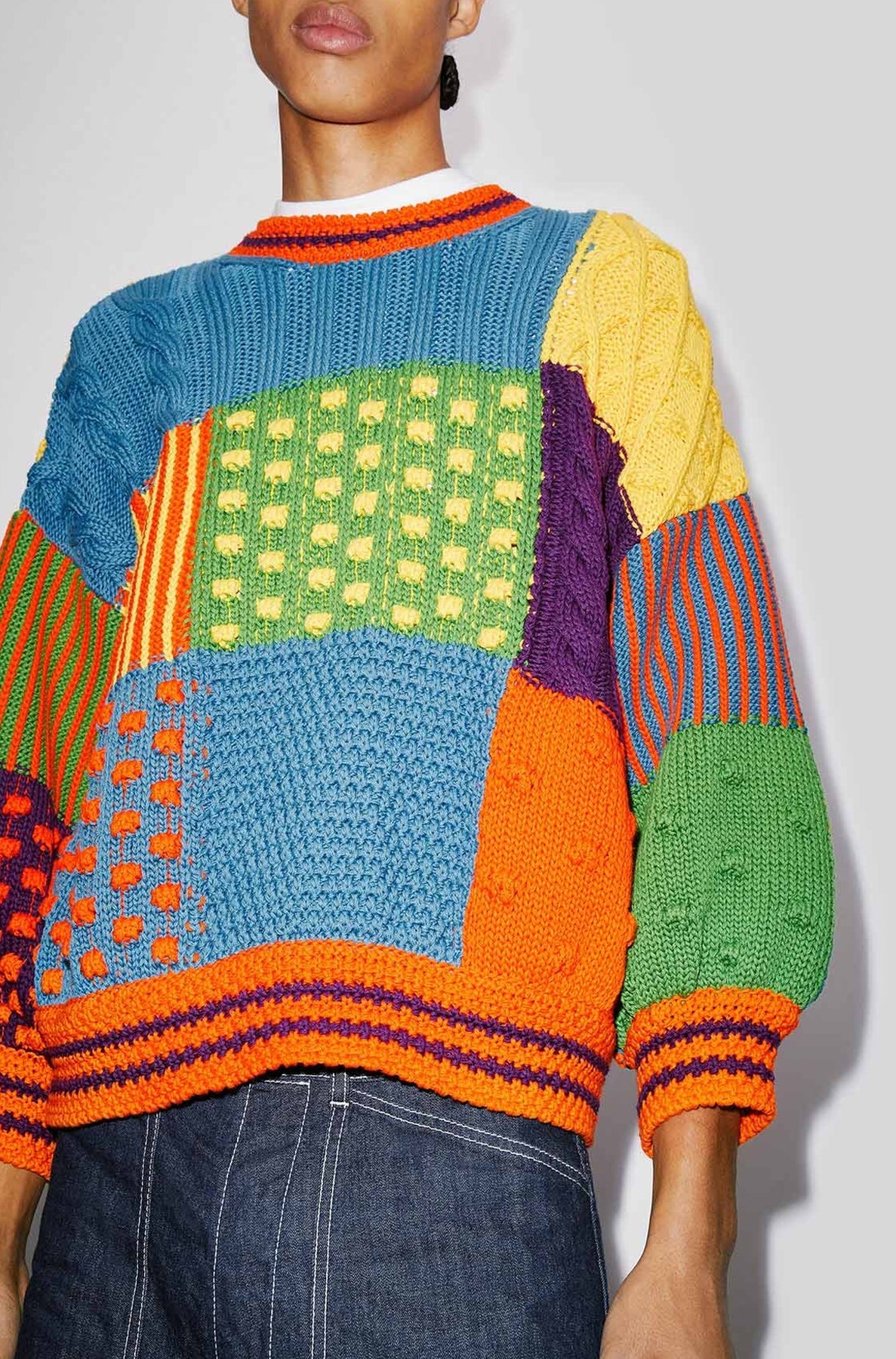 Patchwork cardigan - Multicolor
