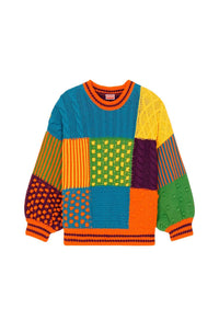 Patchwork cardigan - Multicolor
