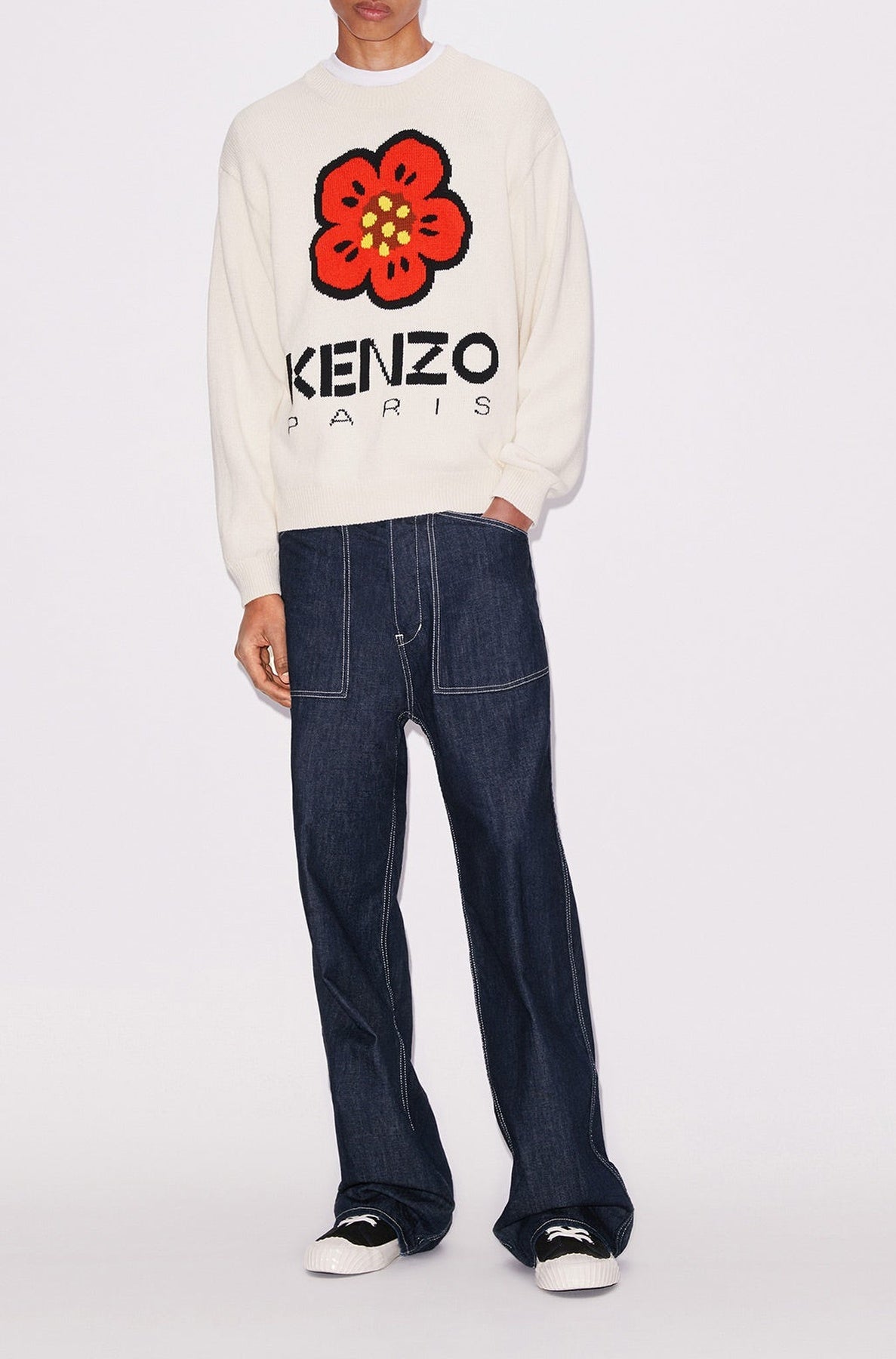 Pull Boke Flower - Off White