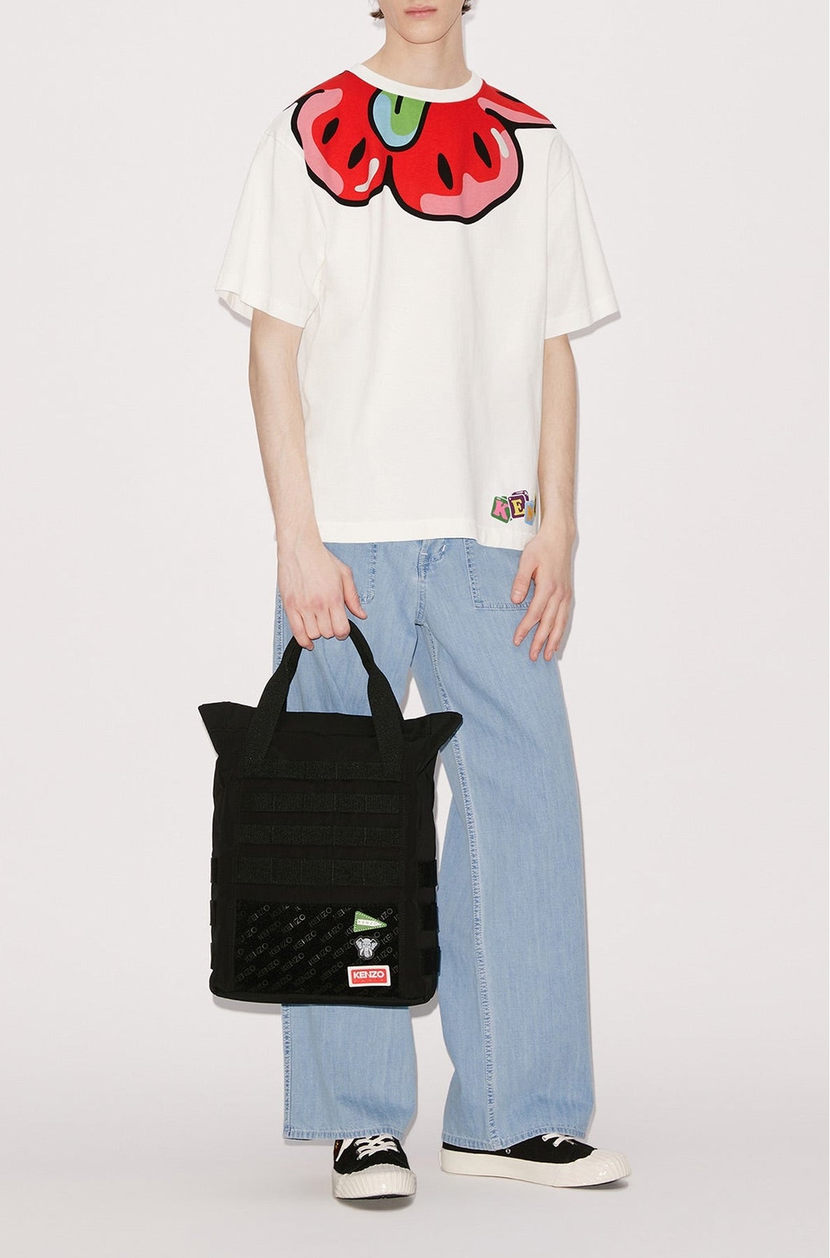 Cabas bag "Kenzo Jungle" - Black