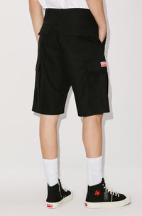Pantalon cargo court - Black