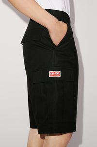 Pantalon cargo court - Black