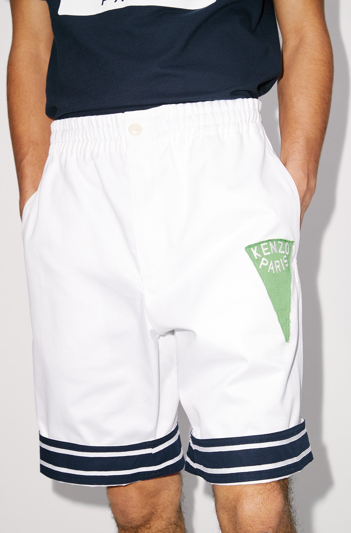 Pantalon court "Sailor" - White