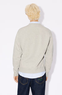 Sweatshirt classique brodé Boke Flower - Pale Grey
