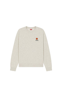 Sweatshirt classique brodé Boke Flower - Pale Grey