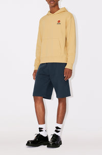 Sweatshirt à capuche brodé "Boke Flower" - Camel