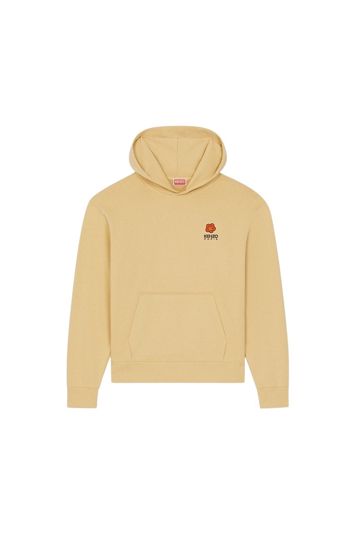 Sweatshirt à capuche brodé "Boke Flower" - Camel