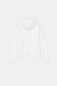 Classic 'Boke Flower' embroidered hoodie - White