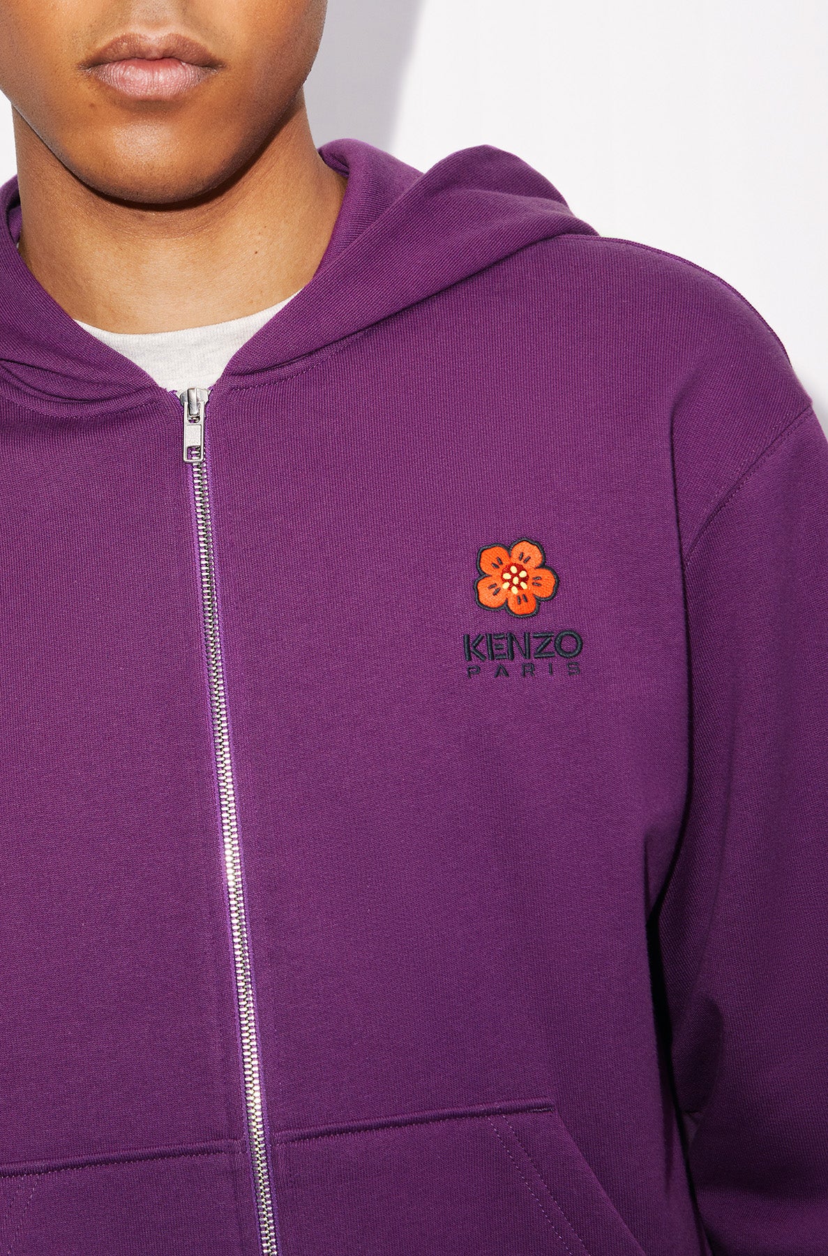 Boke Flower Crest Fz Hoodie