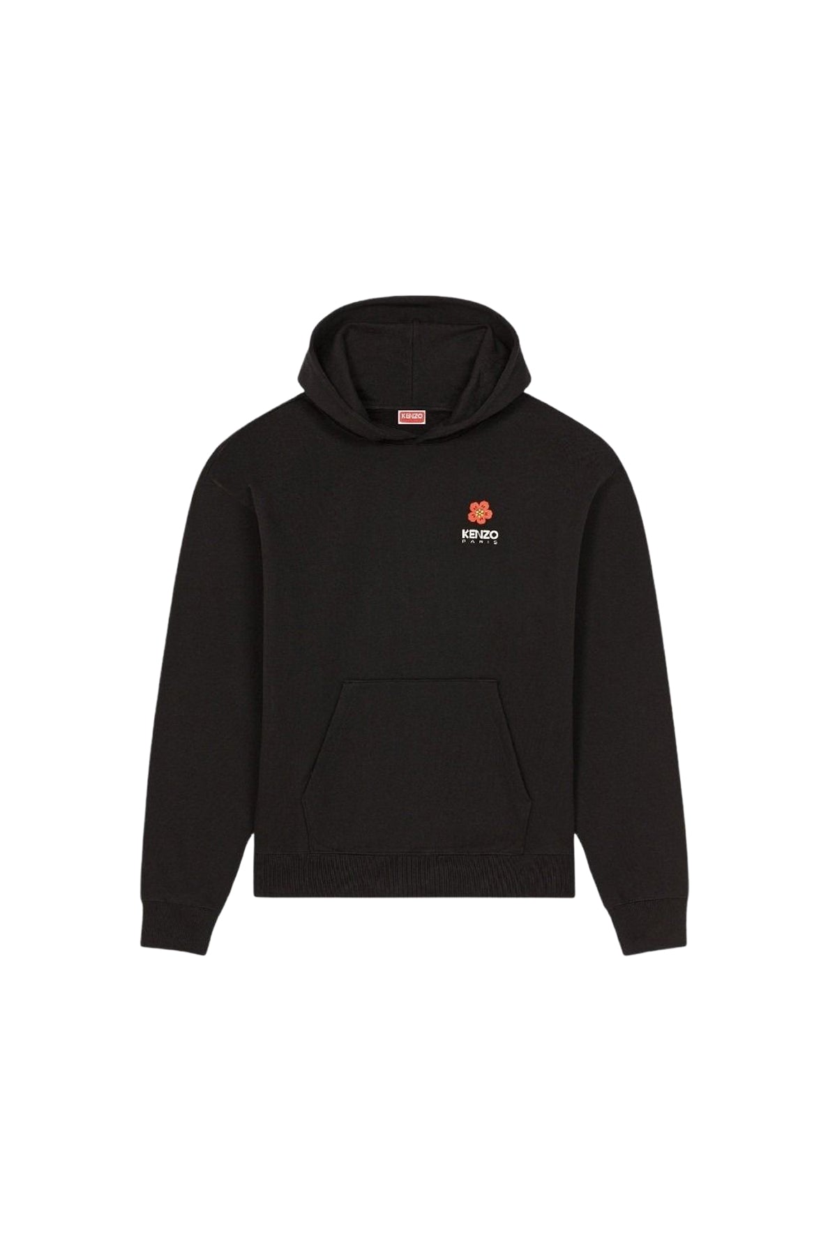 Sweatshirt à capuche oversize Boke Flower - Black