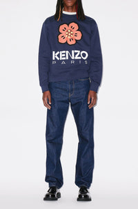 Sweatshirt Boke Flower - Midnight Blue