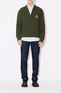 Cardigan "Boke Flower" - Dark Khaki