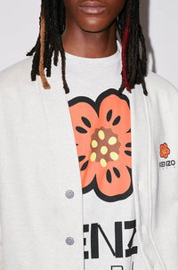 Cardigan Boke Flower - Pale Grey