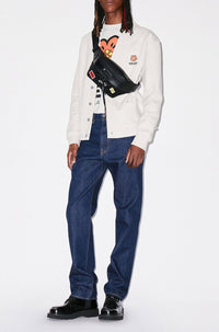 Cardigan Boke Flower - Pale Grey