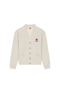 Cardigan Boke Flower - Pale Grey