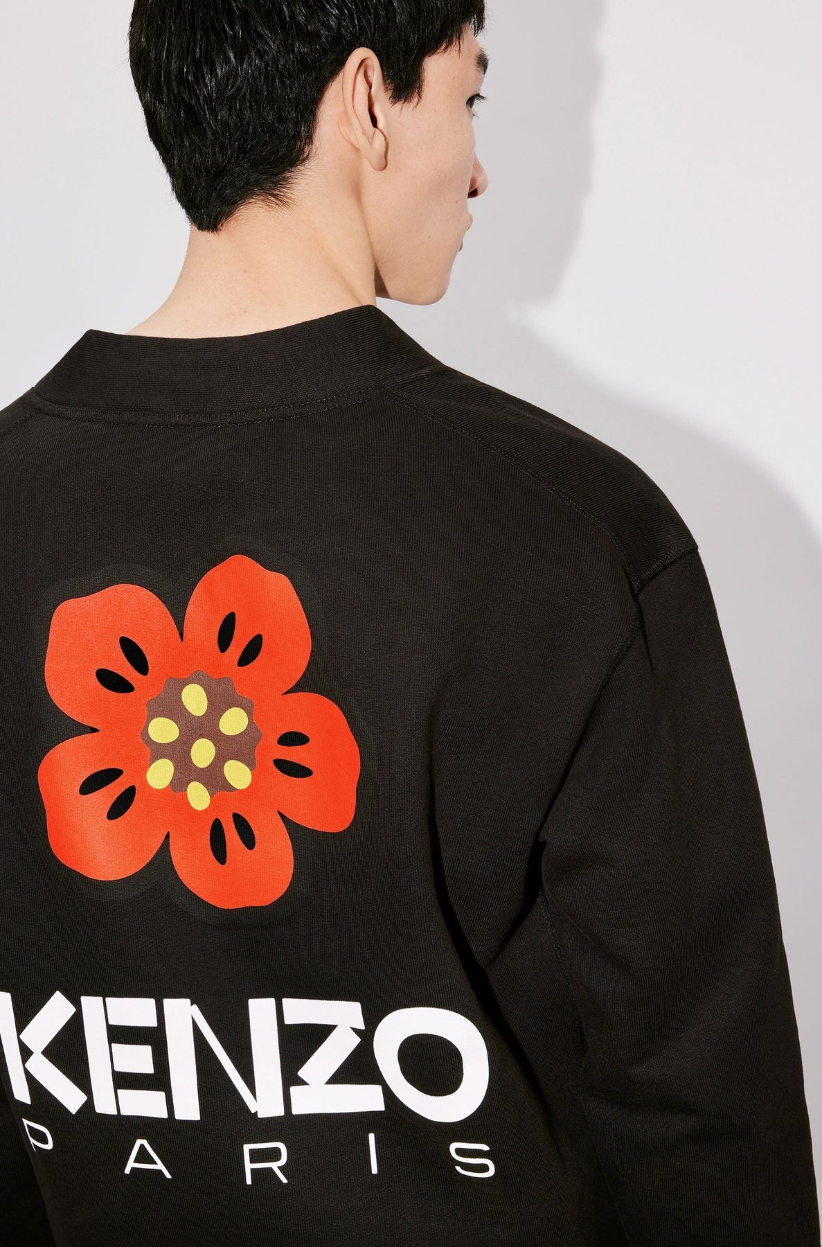 Cardigan Boke Flower - Black