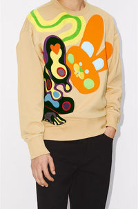 KenzoO oversize sweatshirt - Beige