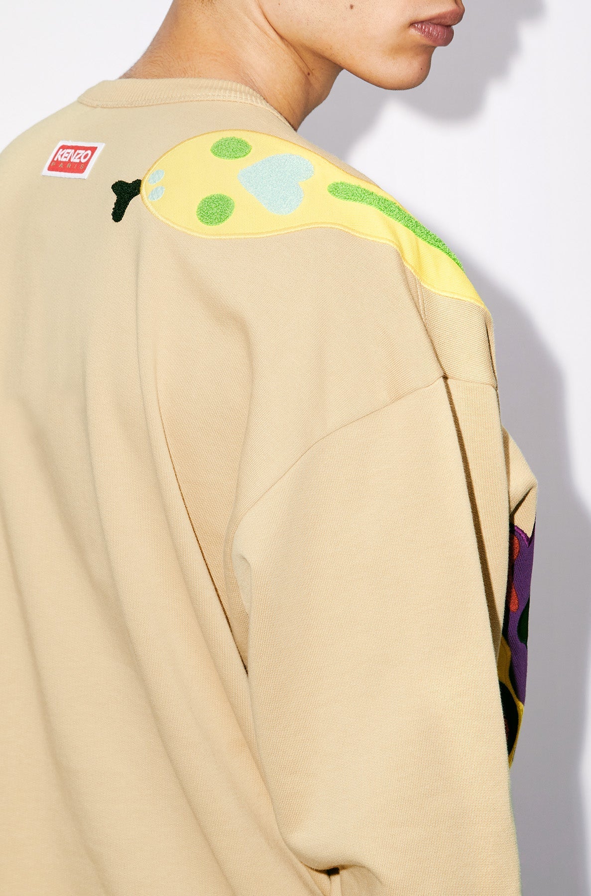 KenzoO oversize sweatshirt - Beige