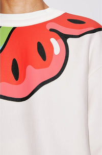 Sweatshirt oversize "Boke Boy - Pale Grey