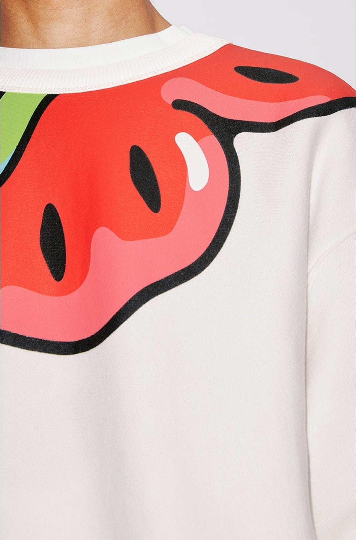 Sweatshirt oversize "Boke Boy - Pale Grey