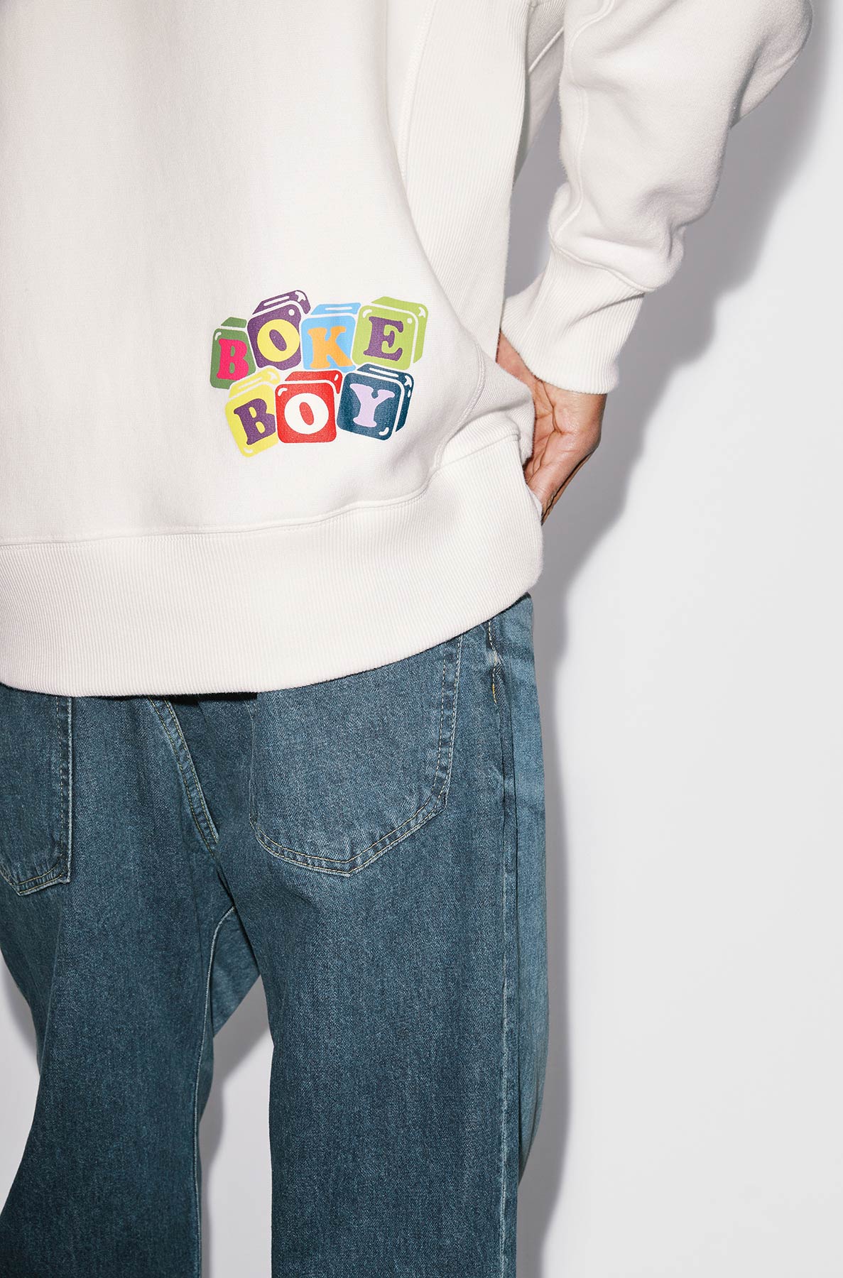 Boke Boy oversize sweatshirt - Off White