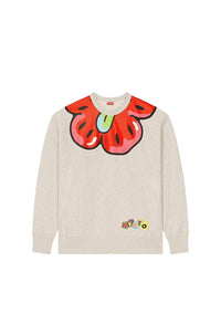 Sweatshirt oversize "Boke Boy - Pale Grey