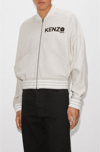 Boke Flower 2.0' zip sweatshirt - Pale Grey