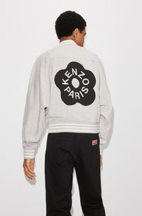 Boke Flower 2.0' zip sweatshirt - Pale Grey