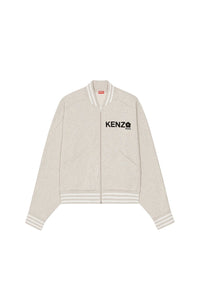 Boke Flower 2.0' zip sweatshirt - Pale Grey