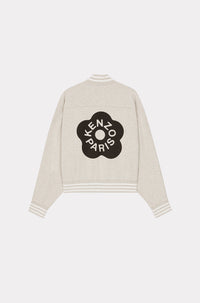 Boke Flower 2.0' zip sweatshirt - Pale Grey