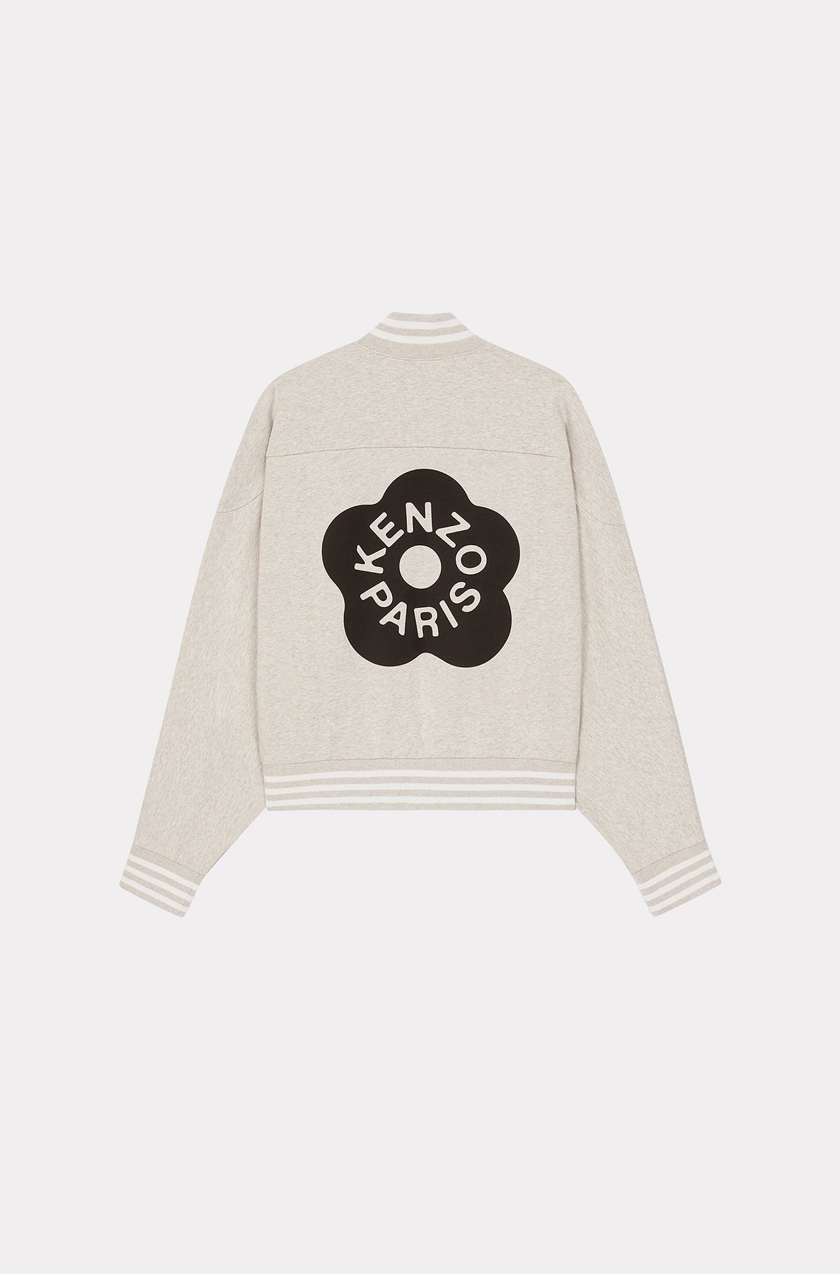 Boke Flower 2.0' zip sweatshirt - Pale Grey