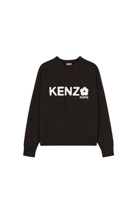 Sweatshirt oversize Boke Flower 2.0 - Black
