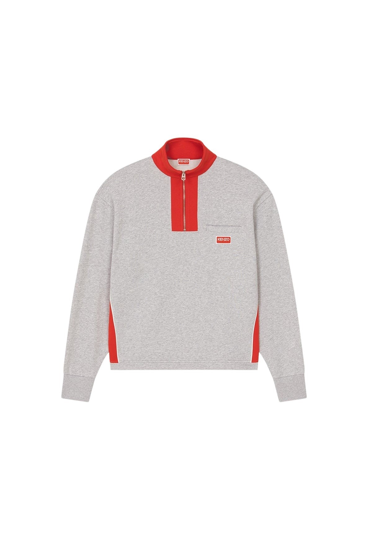 Sweatshirt "Pixel Rose" - Pearl Grey