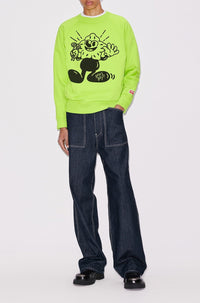 Boke Boy" fitted sweatshirt - Pistachio