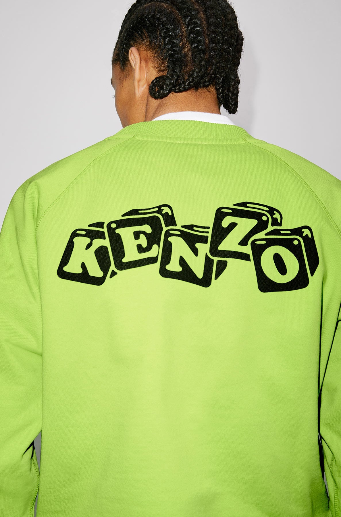 Boke Boy" fitted sweatshirt - Pistachio